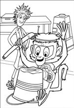 coloring page Cloudy with a Chance of Meatballs